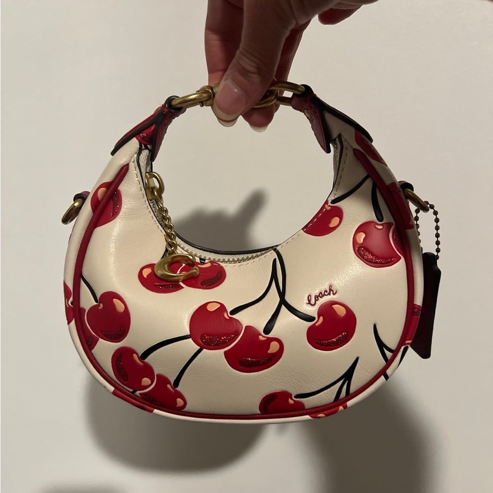 Coach Jonie Bag With Cherry Print Like New